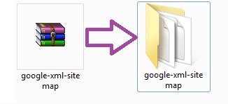 Распаковать архив с плагином Wordpress